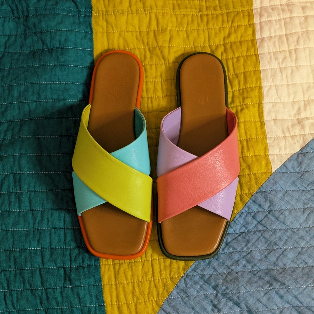 Charlotte Stone Leather Sandals